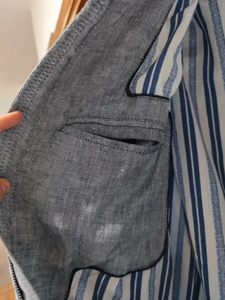 Chaqueta Zara Gris Hombre