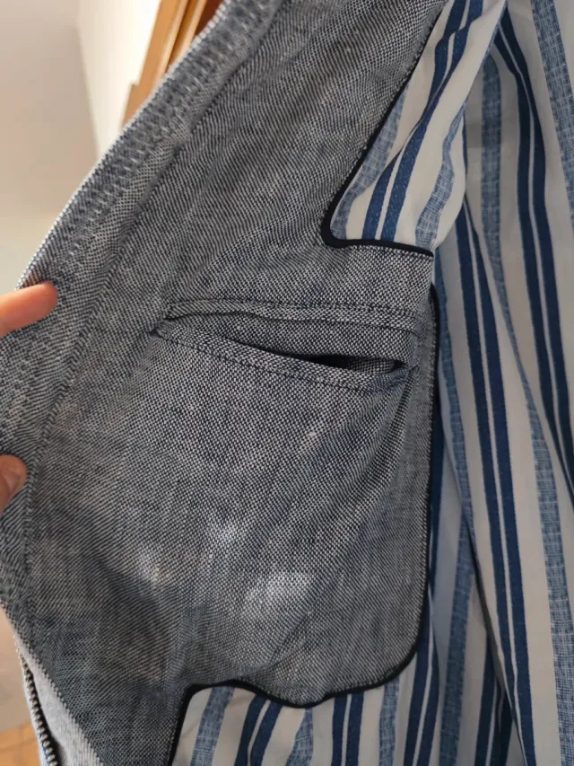 Chaqueta Zara Gris Hombre