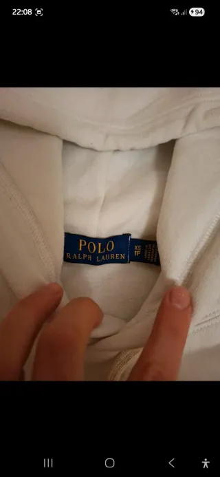 Felpa Polo Ralph Lauren donna XS bianca