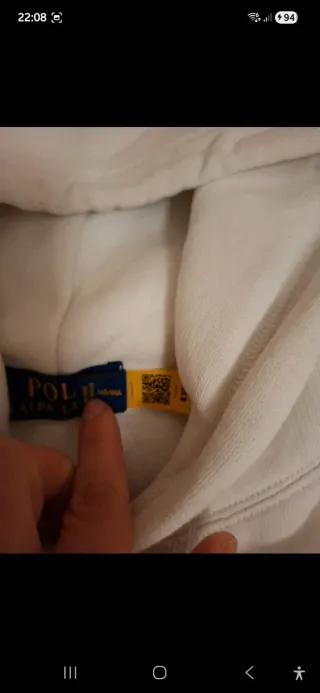 Felpa Polo Ralph Lauren donna XS bianca