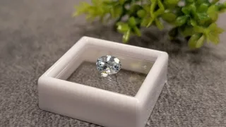 Aguamarina natural ovalada