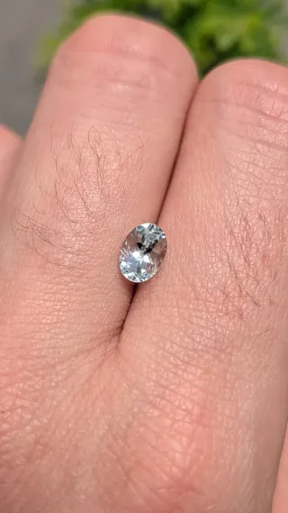 Aguamarina natural ovalada