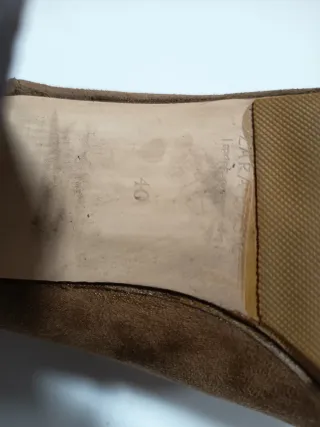 Botines Zara Mujer Tachuelas Beige Dorado