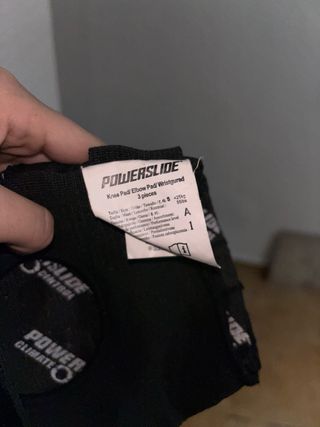 Conjunto protecciones deportivas negro