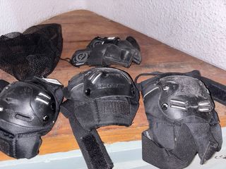Conjunto protecciones deportivas negro
