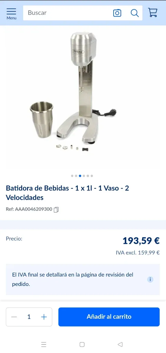 Batidora y mezcladora  OneConcept