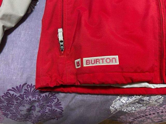 Cazadora Burton Nieve Impermeable Roja