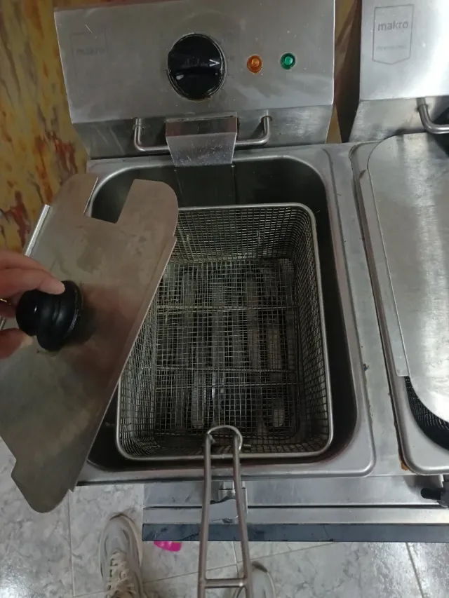 Friggitrice professionale doppia serbatoio Makro 8+8 litri