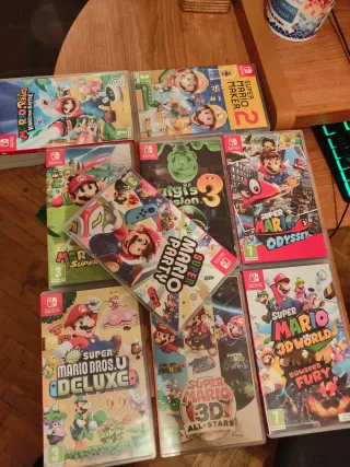 LOTE MARIO BROS SWITCH