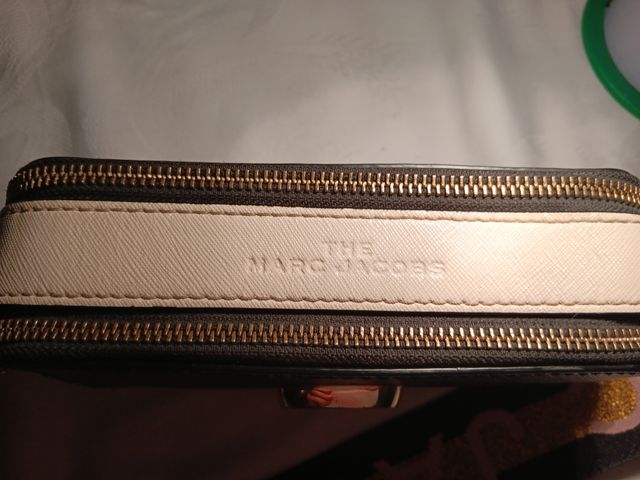 Borsa Snapshot Marc Jacobs Beige/Nero