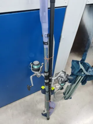 Cañas de pesca y accesorios