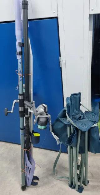 Cañas de pesca y accesorios