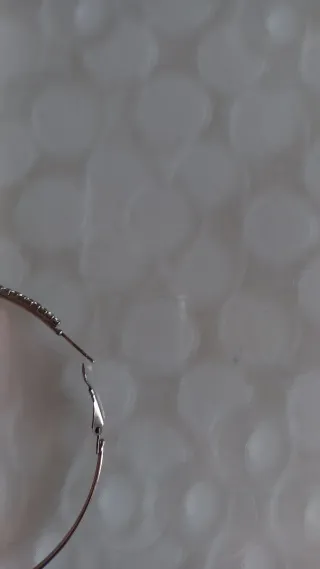 Orecchini a cerchio con strass donna bigiotteria