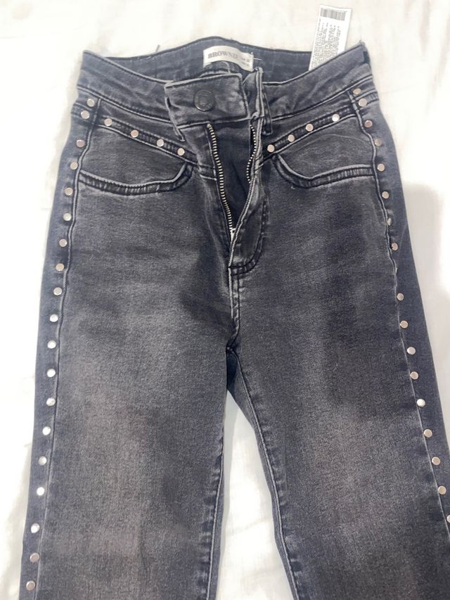 Pantalón Brownie Negro Talla xxs