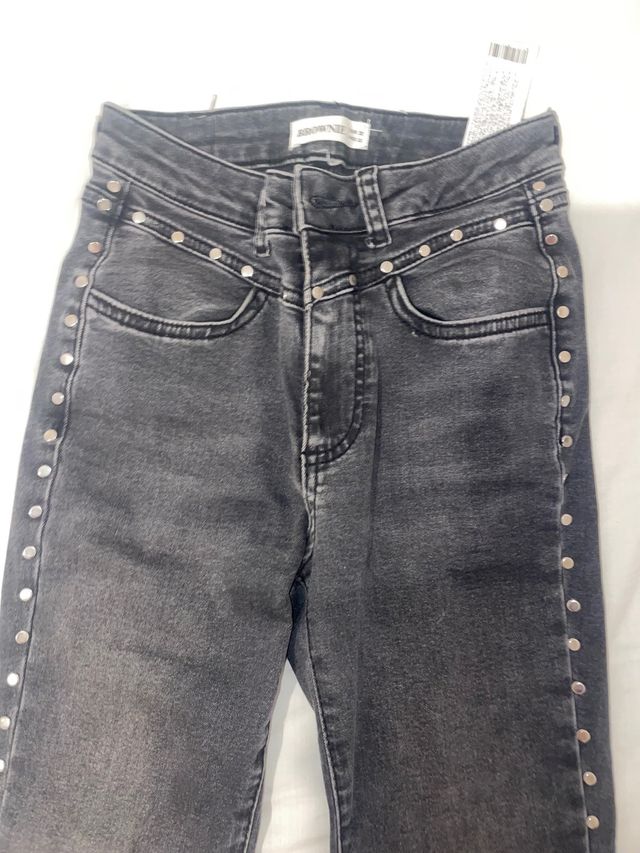 Pantalón Brownie Negro Talla xxs