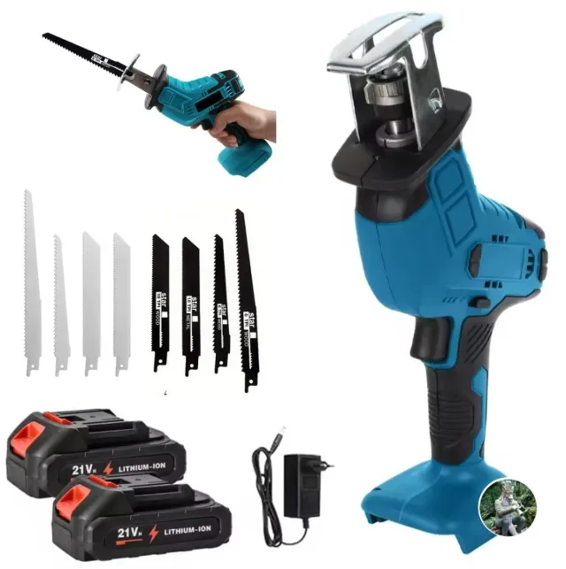 Serra Sabre Portátil Recarregável (2 Baterias)