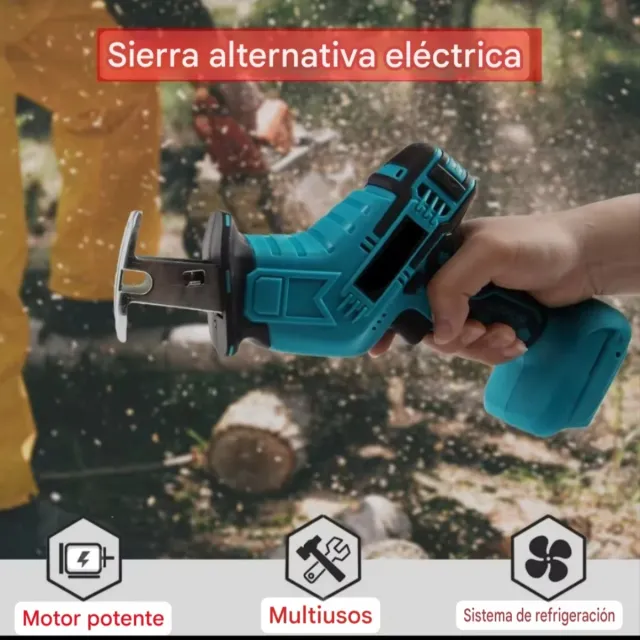 Serra Sabre Portátil Recarregável (2 Baterias)