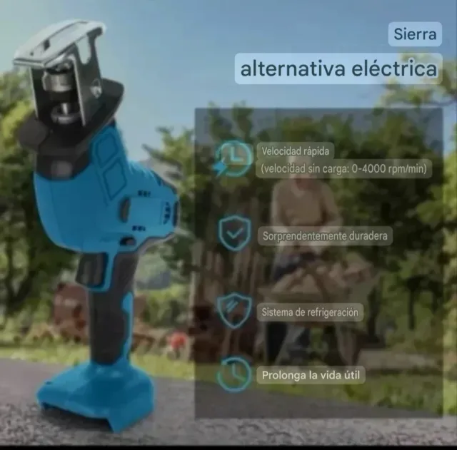 Serra Sabre Portátil Recarregável (2 Baterias)