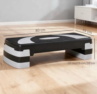 Step Aeróbico Negro y Blanco