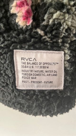 RVCA groove chaqueta sherpa