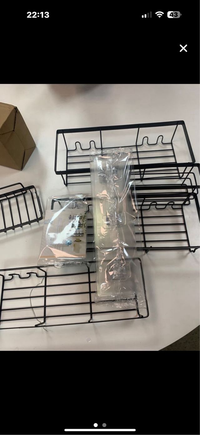 Estantería Ducha Metal Pack 5