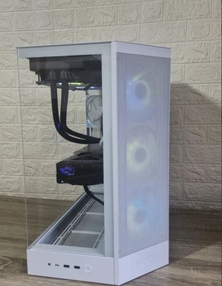 Caja PC NZXT H9 FLOW RGB Blanca