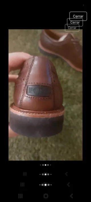 Zapatos Oxford Ralph Lauren Marrones Hombre