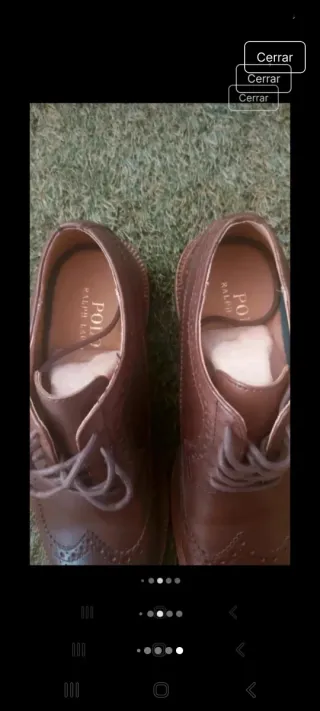 Zapatos Oxford Ralph Lauren Marrones Hombre