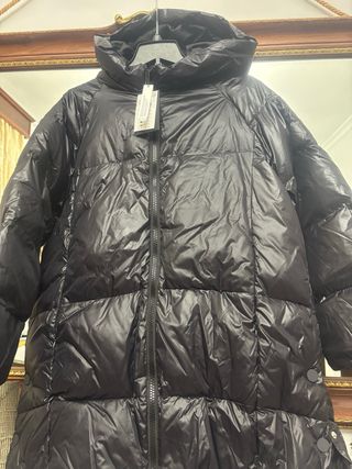 Cortefiel Chaquetón Negro Talla XL