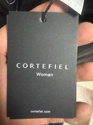 Cortefiel Chaquetón Negro Talla XL