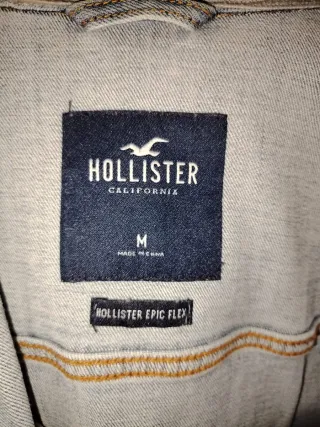Chaqueta vaquera Hollister con capucha Talla M