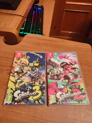 Lote Splatoon 2 y 3 Nintendo Switch