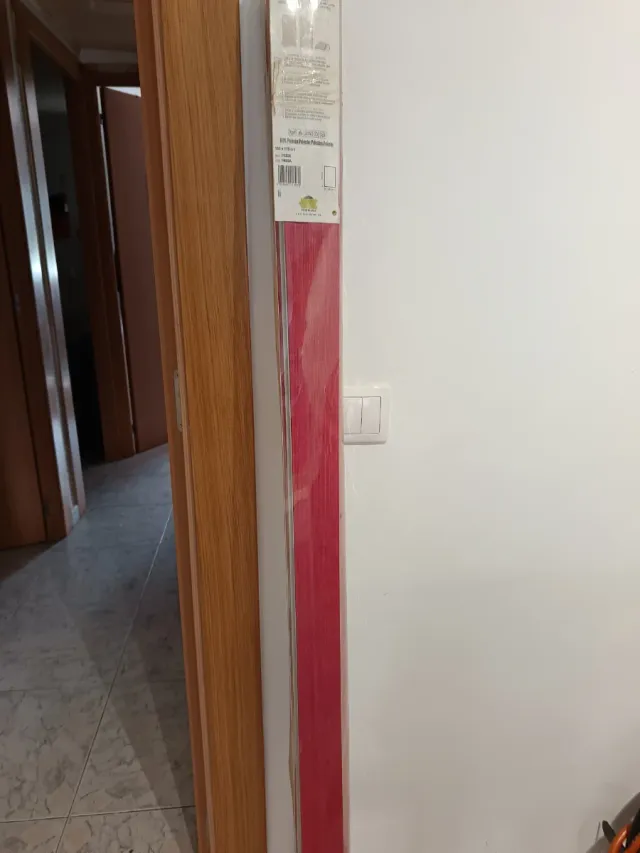 Cortina Polyester Roja