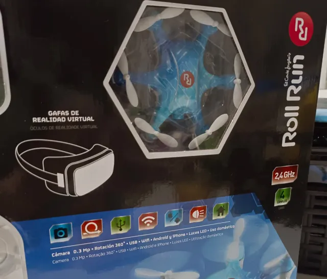 Dron Roll Run Oberon CX-37 con Gafas VR