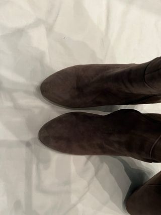 Stivali scamosciati tacco 10 tg 40