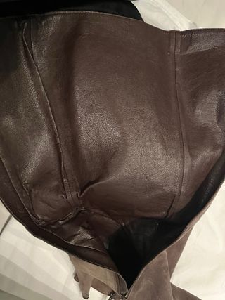 Stivali scamosciati tacco 10 tg 40