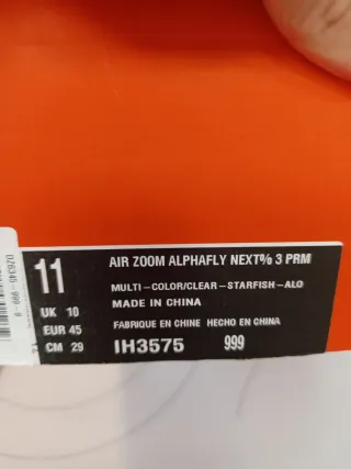 Nike Air Zoom Alphafly Next 4 PRM 45