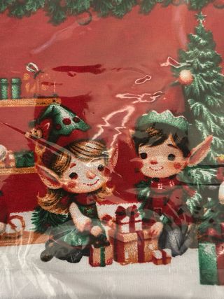 Tovaglia Natale Gold Line 100% Poliestere