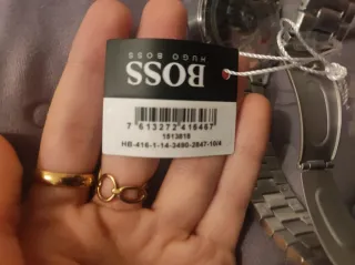 Reloj Hugo Boss Cronógrafo Azul y Plateado