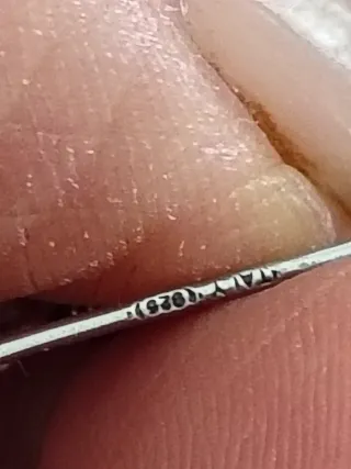 Orecchini filigrana viola e argento