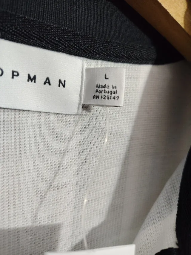 Camicia Topman Taglia L a Righe Beige in Offerta