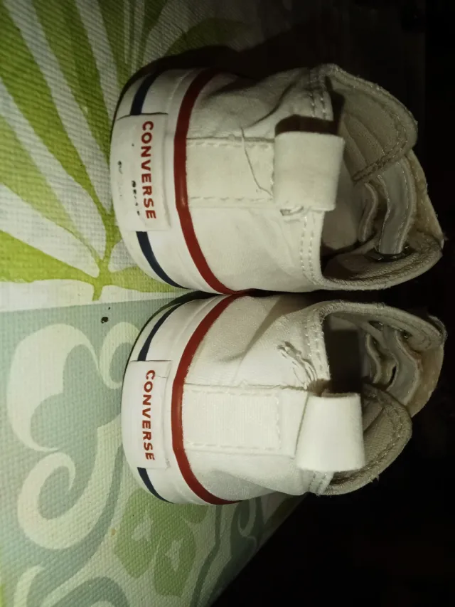 Converse Talla 24 Blancas Velcro