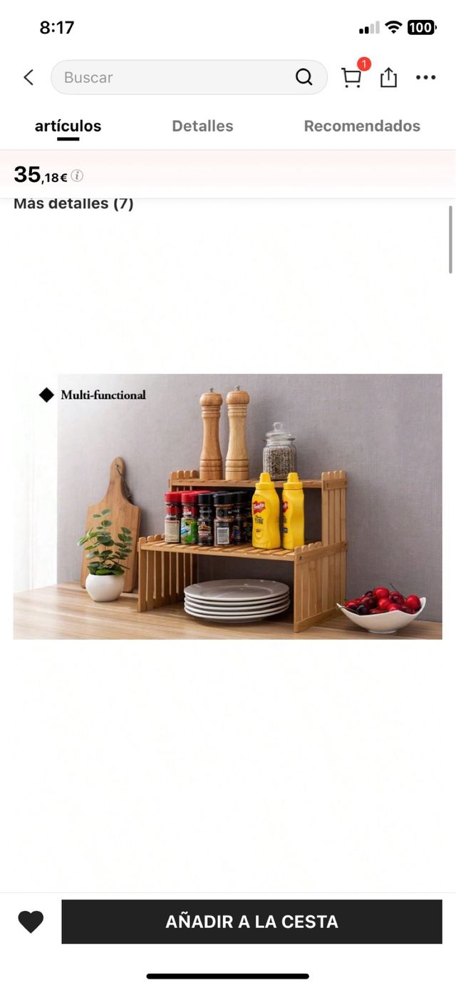 Estanterías de bambú