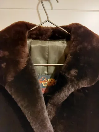 Abrigo de pelo marrón Pellegrino