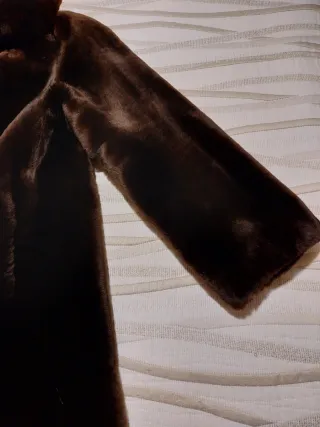 Abrigo de pelo marrón Pellegrino