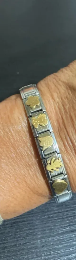 Pulsera Tous Acero y Oro