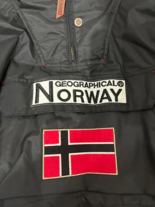 Anorak Geographical Norway Hombre Negro