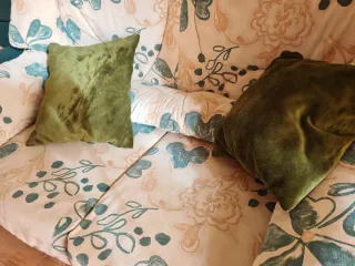 Sofá de 2 plazas estampado