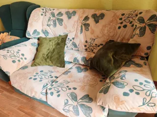 Sofá de 2 plazas estampado