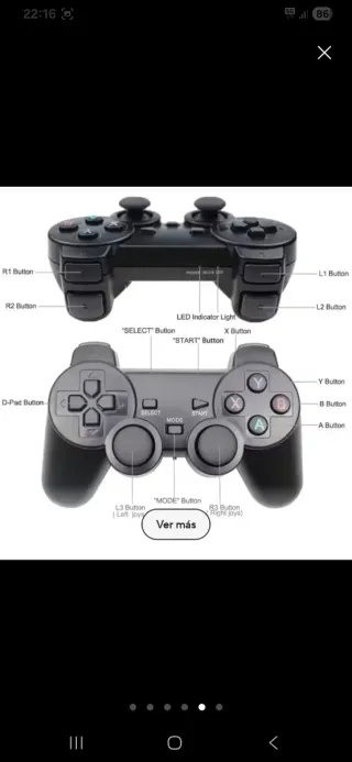 2 mandos inalámbricos